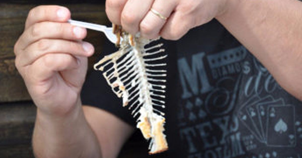 Have a fish bone caught in your throat? Here's how to fix it