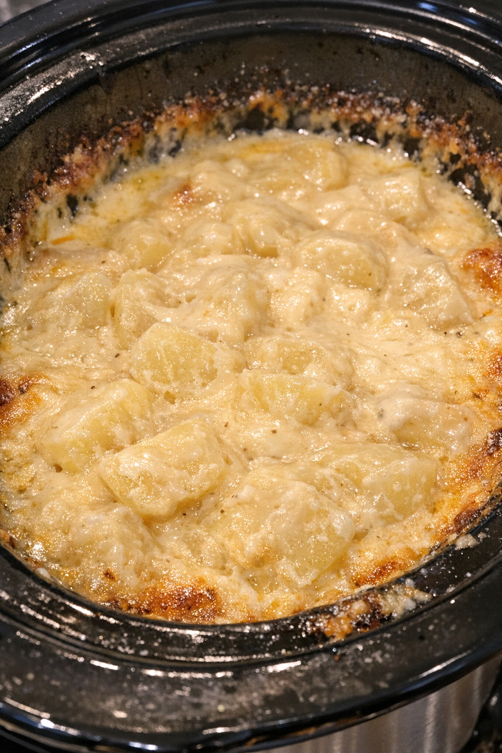 Slow cooker creamy potato comfort dish