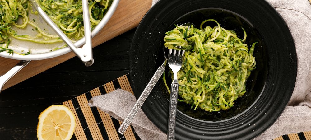 Low-carb Avocado Spaghetti  Recipe and Video