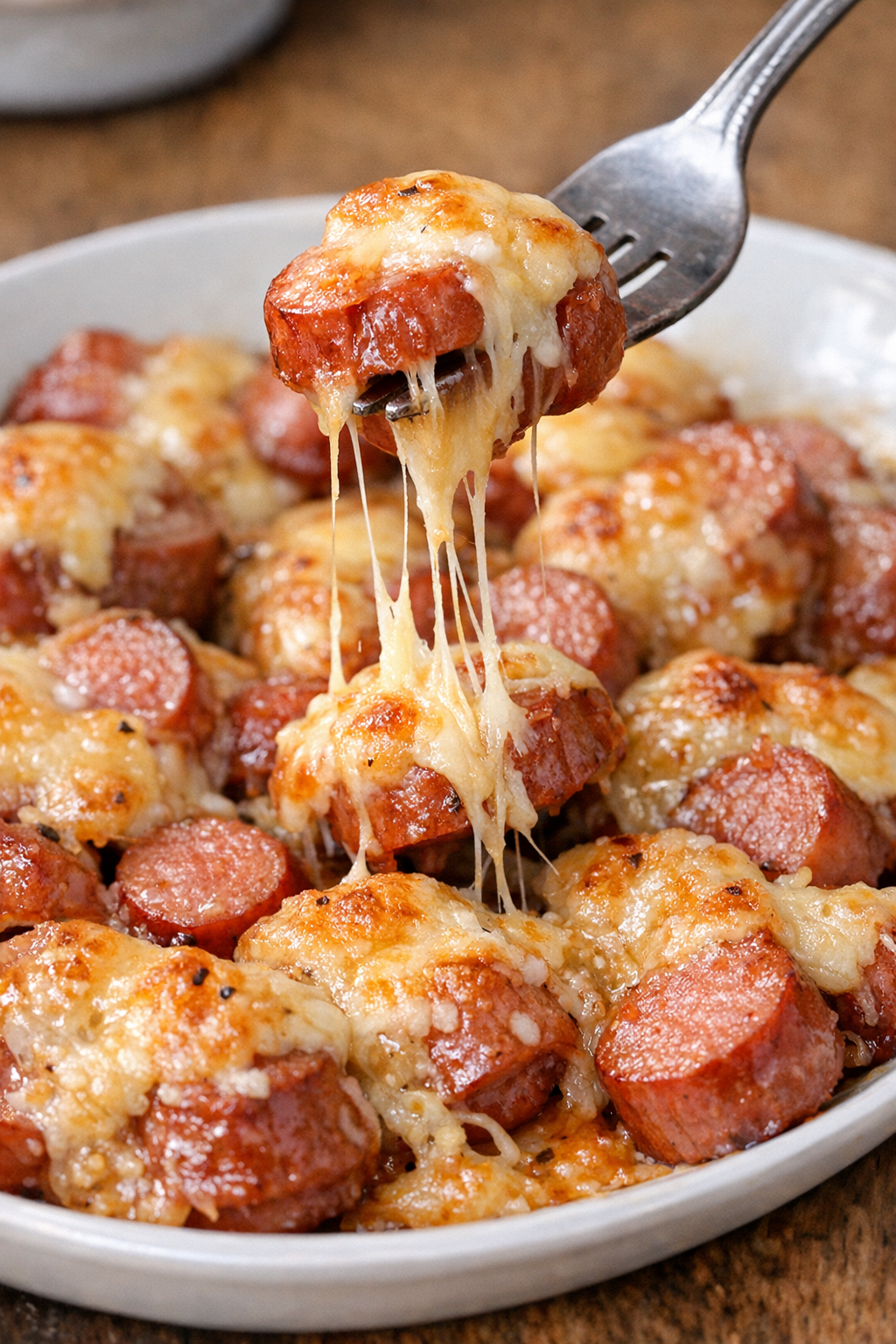 Low carb hot dog Hawthorne bites on a serving platter