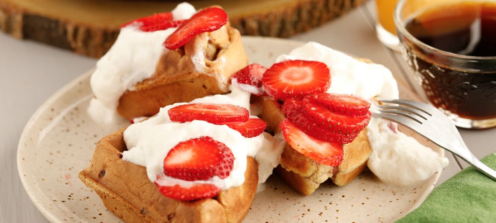 Southern Sweet Strawberry Waffles Recipe and Video