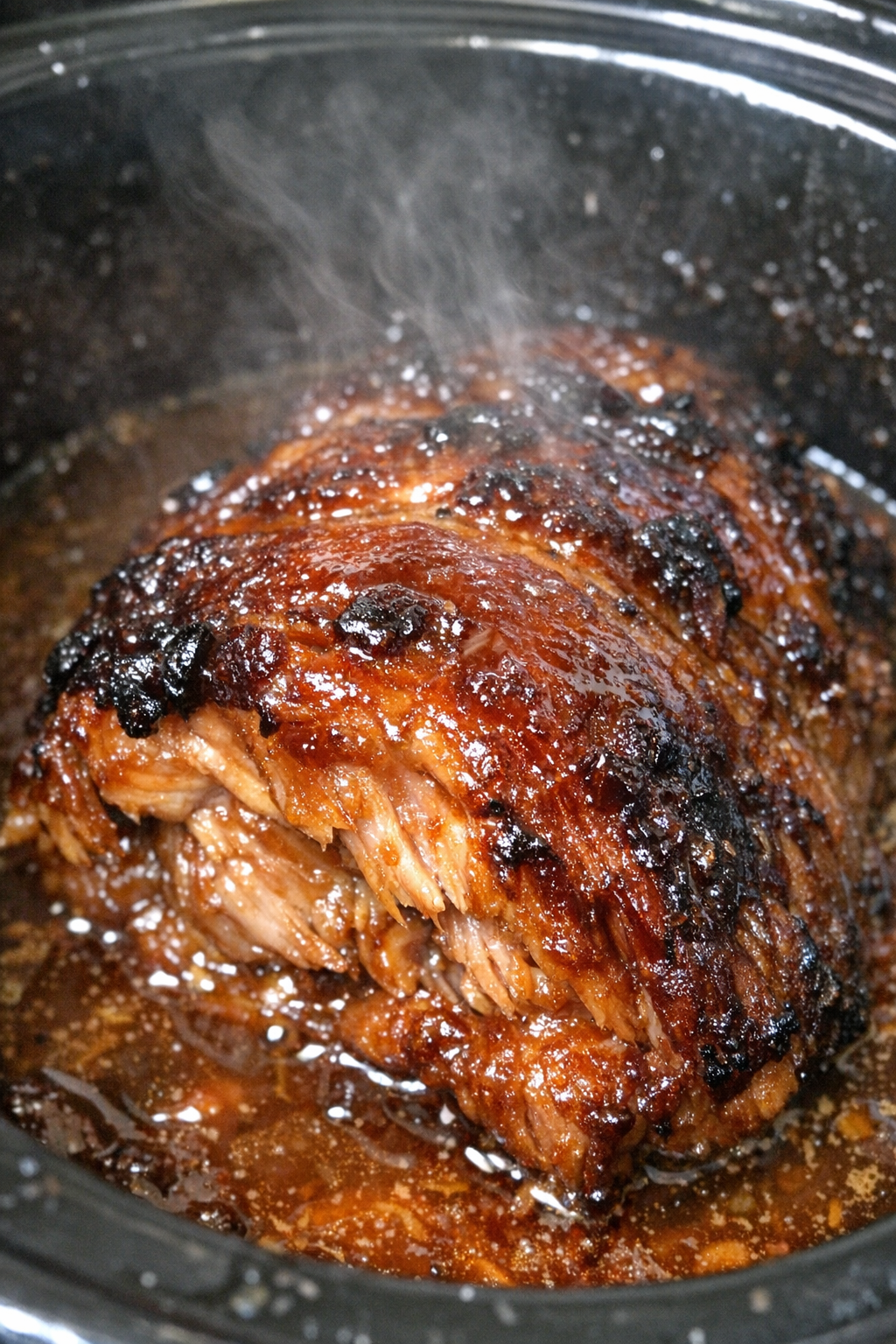 Finished slow cooker pork roast