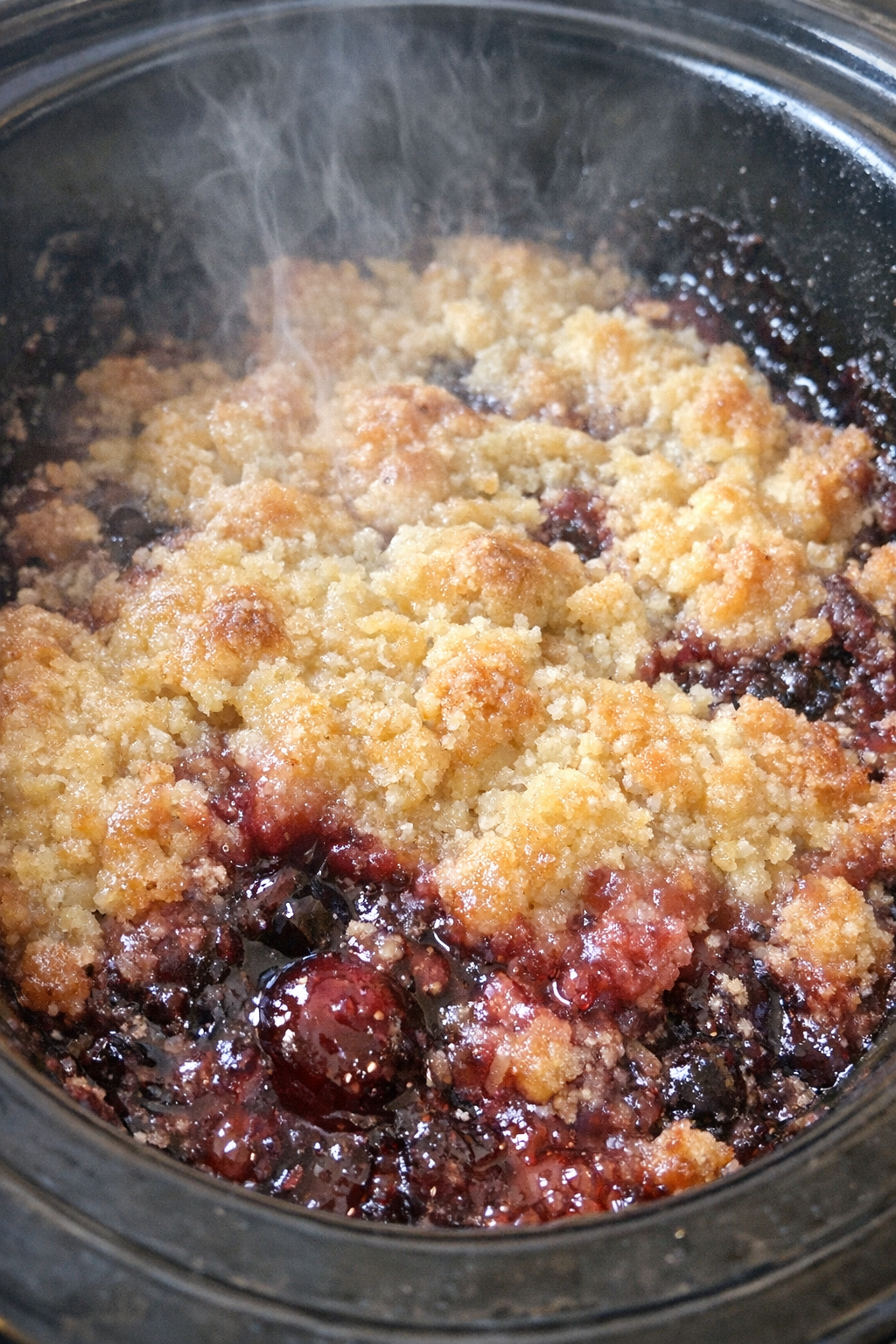Finished slow cooker burgundy bake
