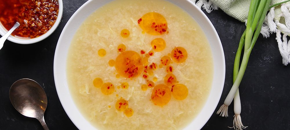 Vegetarian Keto Egg Drop Soup Recipe and Video