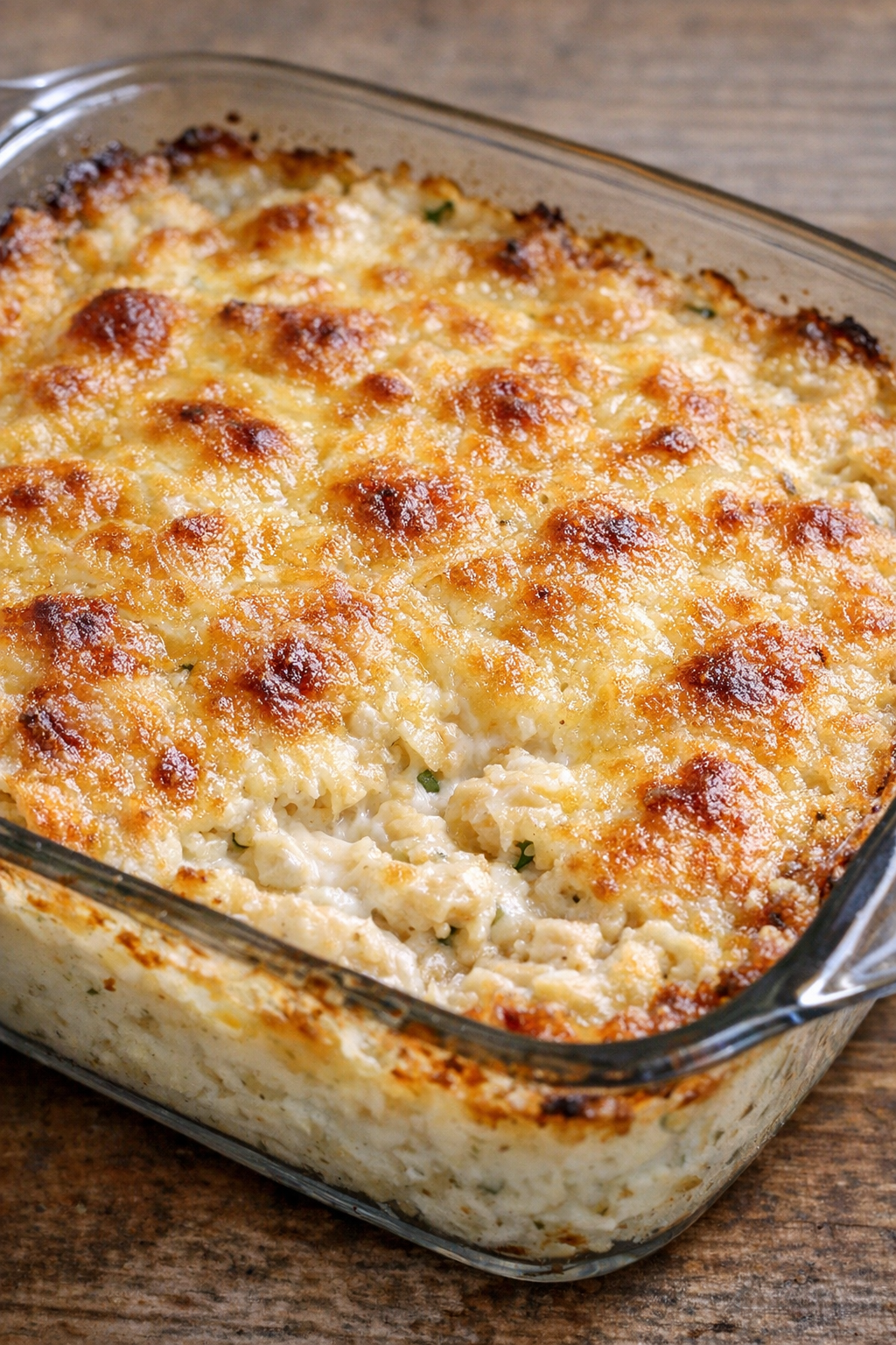 Southern baked crab dip fresh from the oven