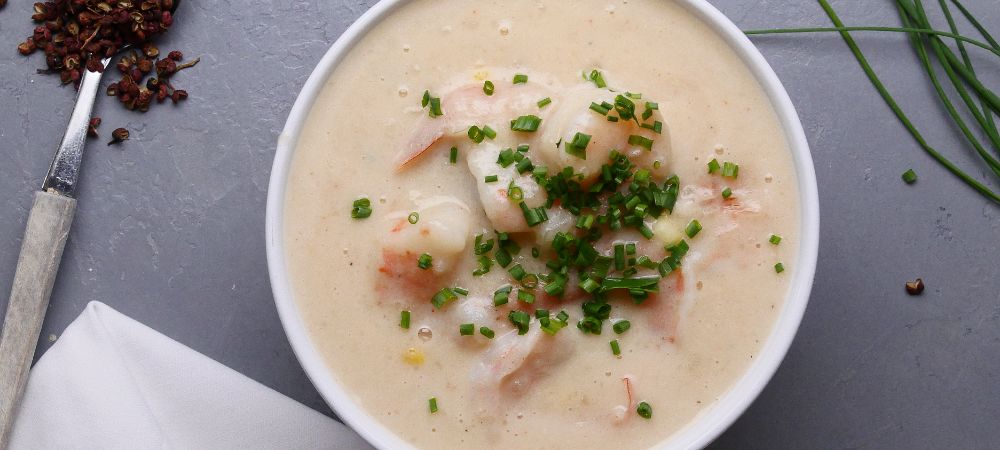 Slow Cooker Shrimp Chowder Recipe and Video