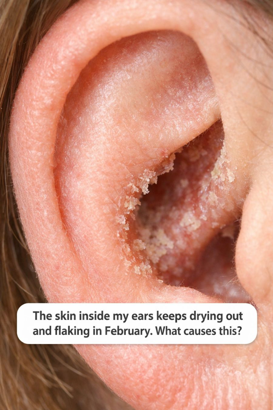 The Skin Inside My Ears Keeps Drying Out And Flaking In February What 